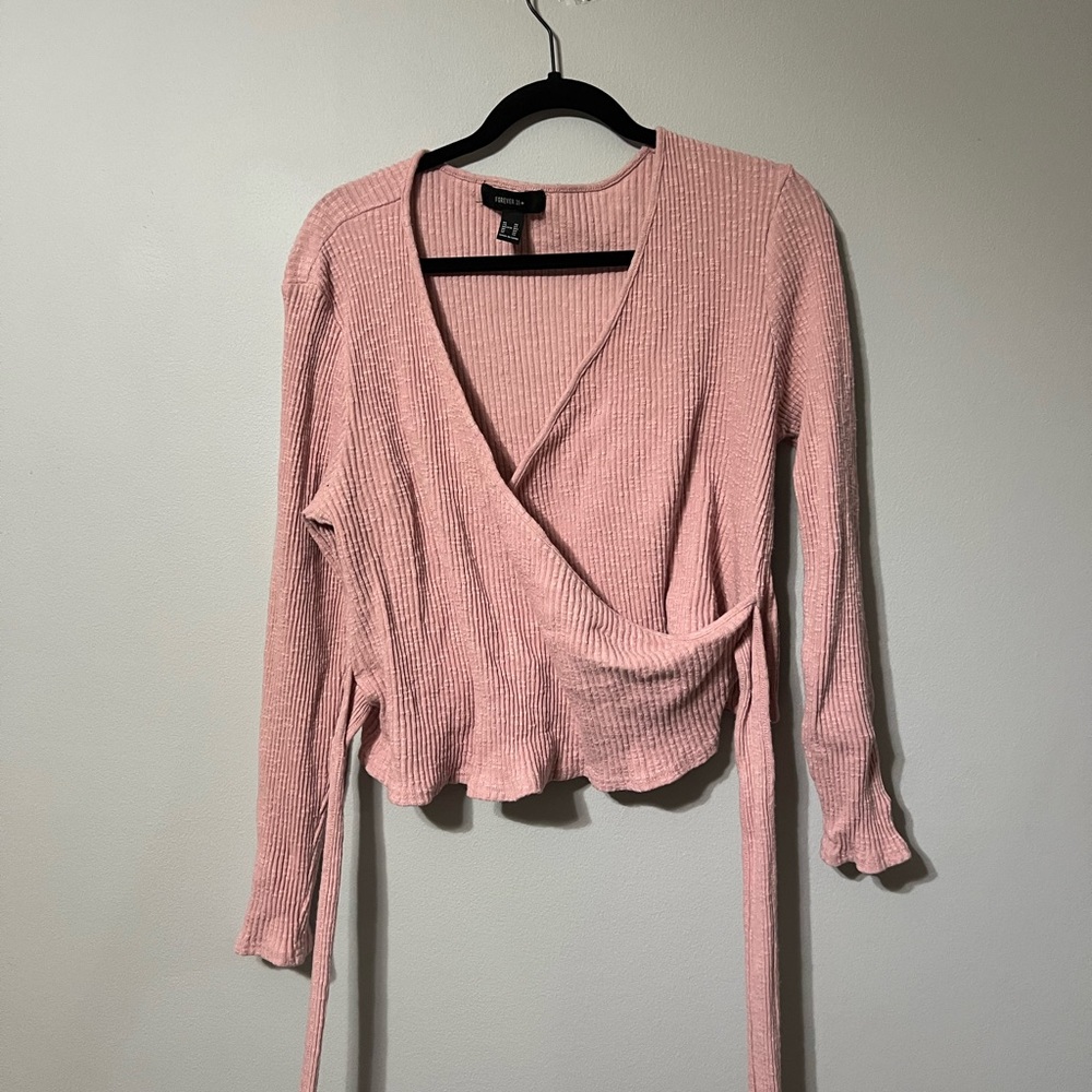 Cute tie around your body sweater